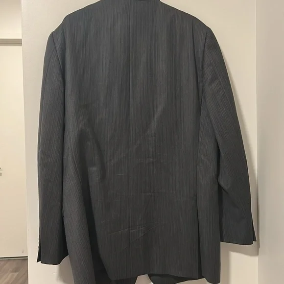 Ermenegildo Zegna Men’s Blazer Wool Silk Mohair Size 56L Flawed